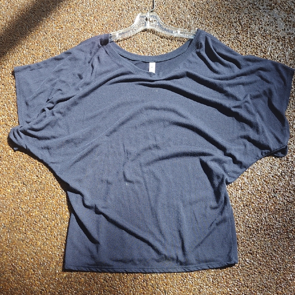 Bella Midnight Blue Short Sleeve Dolman Top
